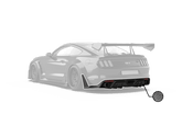 ROBOT CRAFTSMAN  "Cavalier" Rear Diffuser For Mustang S550.1 S550.2 2015-2022 Carbon Fiber